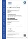 CERTIFICATE – ISO 22163 (en)