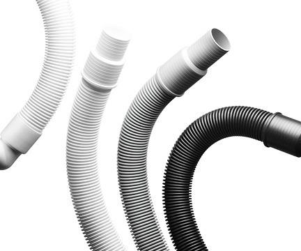 Siphon hose for plumbing