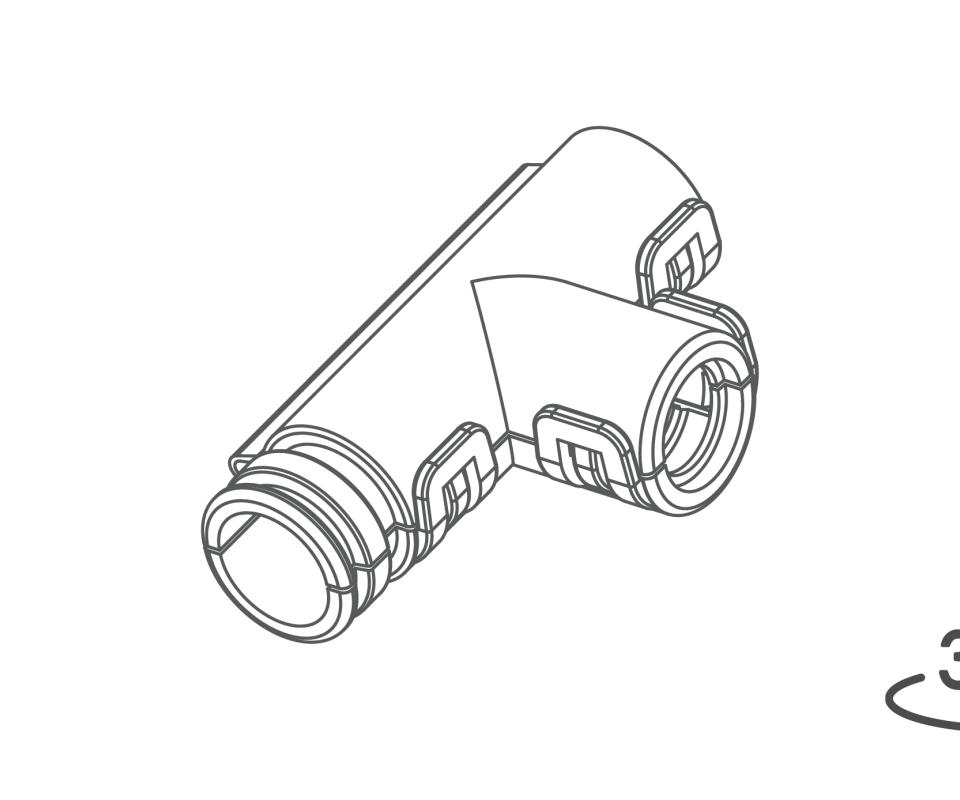 T-snap-lock manifold