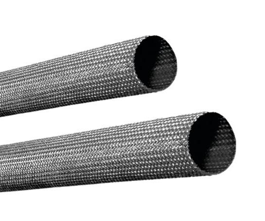 GN1/GN1 Violett – Glass fiber braided hose with silicone impregnation