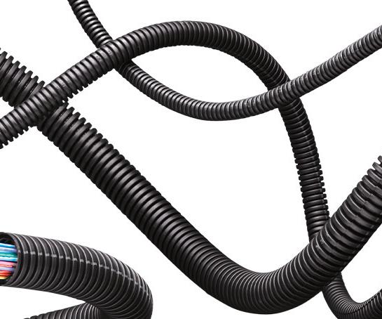 High corrugation profile corrugated tubing