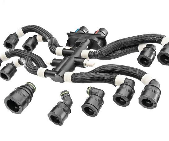 Corrugated tubing for cooling systems
