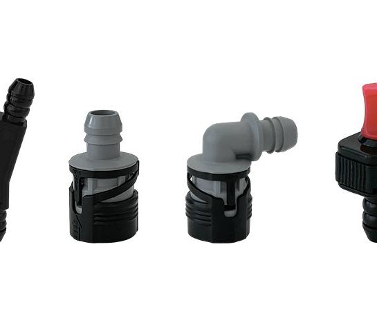 Connectors for sensor cleaning systems