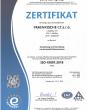 ZERTIFIKAT – ISO 45001 - FRAENKISCHE CZ (DE)