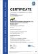 CERTIFICATE – ISO 9001 (Shanghai)