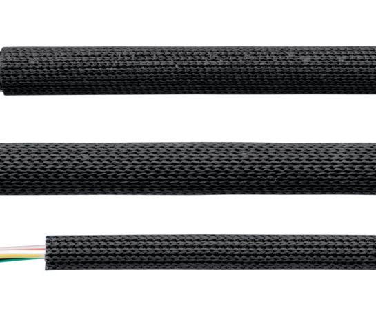 GA11 – Glass fiber braided hose with aramid knitting and silicone impregnation