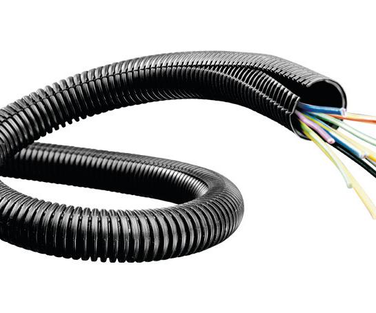High-temperature Lockflex profile corrugated tubing