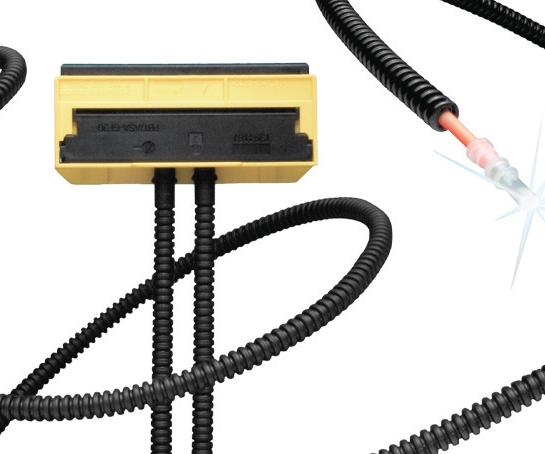 Light protect corrugated tubing