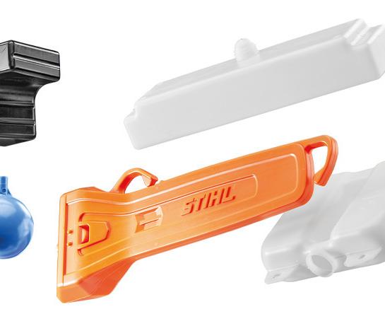 Blow molded parts for industrial applications